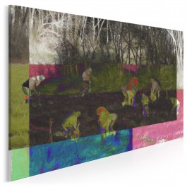 Sianokłosy - nowoczesny obraz do sypialni - 120x80 cm Sianokłosy - nowoczesny obraz do sypialni - 120x80 cm