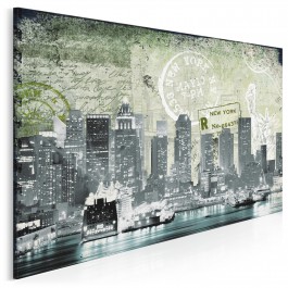 Pocztówka z Nowego Jorku - nowoczesny obraz na płótnie - 120x80 cm