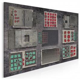 Płaszczyzna świadomości - nowoczesny obraz na płótnie - 120x80 cm