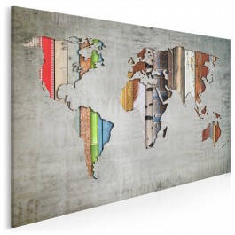 Porządek świata - nowoczesny obraz na płótnie - 120x80 cm