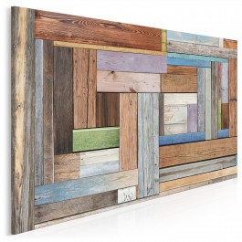 Dawnych podłóg czar - nowoczesny obraz na płótnie - 120x80 cm