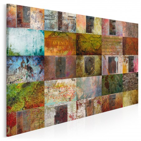 Life, Home, Love - nowoczesny obraz na płótnie - 120x80 cm