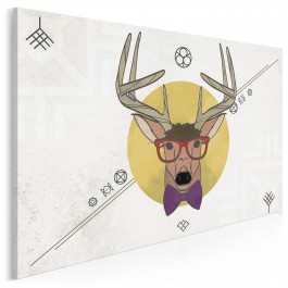 Mr Deer - nowoczesny obraz na płótnie - 120x80 cm
