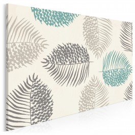 Fuzja natury - nowoczesny obraz do salonu - 120x80 cm