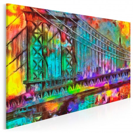 Podniebny spacerownik - nowoczesny obraz na płótnie - 120x80 cm