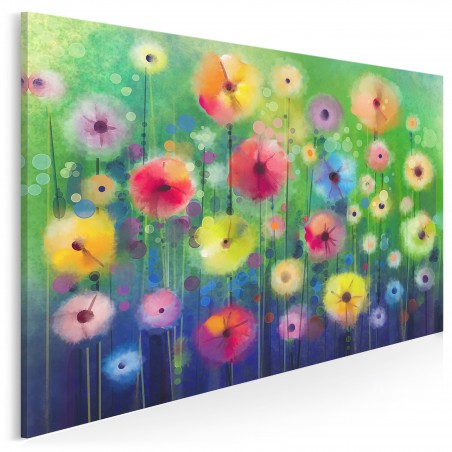 W bajecznym ogrodzie - nowoczesny obraz na płótnie - 120x80 cm
