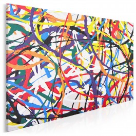 Ścieżki życia - nowoczesny obraz do salonu - 120x80 cm Ścieżki życia - nowoczesny obraz do salonu - 120x80 cm