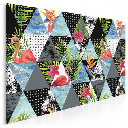 Czar tropików - nowoczesny obraz na płótnie - 120x80 cm
