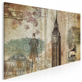 Piękno w stylu retro - nowoczesny obraz na płótnie - 120x80 cm