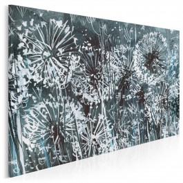 Biały puch - nowoczesny obraz na płótnie - 120x80 cm