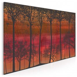 Letni zmierzch - nowoczesny obraz do sypialni - 120x80 cm