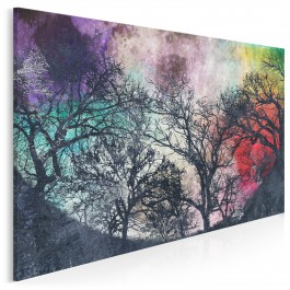 Magiczna pełnia - nowoczesny obraz do sypialni - 120x80 cm