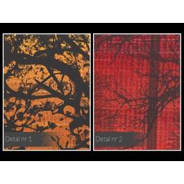 Letni zmierzch - nowoczesny obraz do sypialni - 120x80 cm