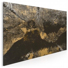 Natura miłości - nowoczesny obraz na płótnie - 120x80 cm