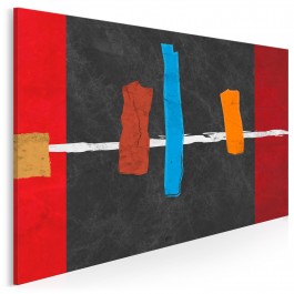 Nuta optymizmu - nowoczesny obraz na płótnie - 120x80 cm