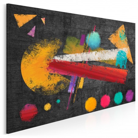 Platforma wspomnień - nowoczesny obraz na płótnie - 120x80 cm