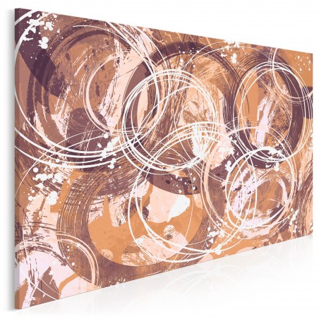 Ogień pytań - nowoczesny obraz na płótnie - 120x80 cm