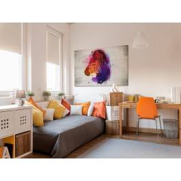 Instynkt zwycięzcy - nowoczesny obraz na płótnie - 120x80 cm Instynkt zwycięzcy - nowoczesny obraz na płótnie - 120x80 cm