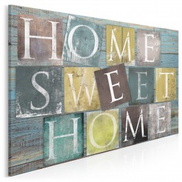 Home sweet home - nowoczesny obraz na płótnie - 120x80 cm Home sweet home - nowoczesny obraz na płótnie - 120x80 cm
