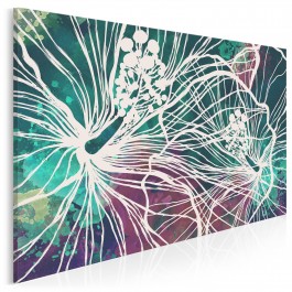 Kwiat nieśmiertelności - nowoczesny obraz na płótnie - 120x80 cm