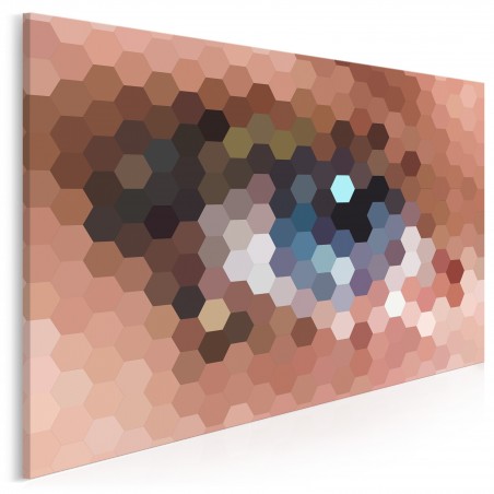 Magnetyczne spojrzenie - nowoczesny obraz na płótnie - 120x80 cm