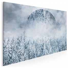 Kraina wiecznej zimy - nowoczesny obraz na płótnie - 120x80 cm