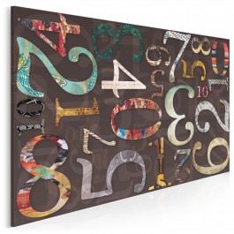 Kod doskonałości  - nowoczesny obraz na płótnie - 120x80 cm