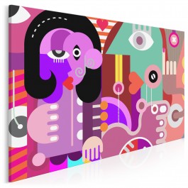 Fabryka dygresji - nowoczesny obraz na płótnie - 120x80 cm