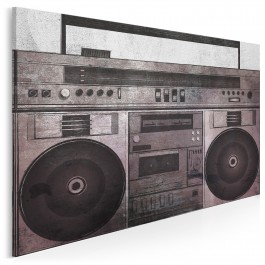 Muzeum dźwięku - nowoczesny obraz na płótnie - 120x80 cm