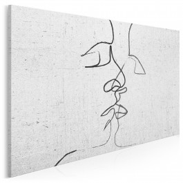 Pętla egzystencji - nowoczesny obraz na płótnie - 120x80 cm Pętla egzystencji - nowoczesny obraz na płótnie - 120x80 cm
