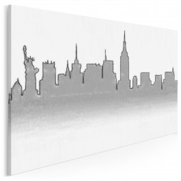 Nowojorski szkicownik - nowoczesny obraz na płótnie - 120x80 cm