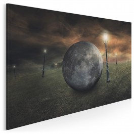 Planeta X - nowoczesny obraz na płótnie - 120x80 cm