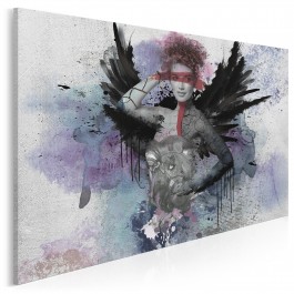 Skrzydlata animozja  - nowoczesny obraz na płótnie - 120x80 cm