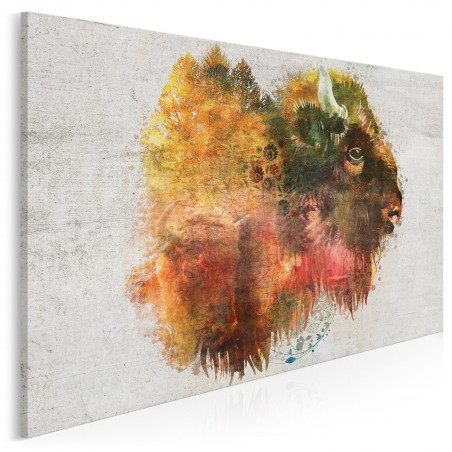 Bogactwo folkloru - nowoczesny obraz na płótnie - 120x80 cm