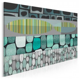 Iskra nadziei - nowoczesny obraz na płótnie - 120x80 cm