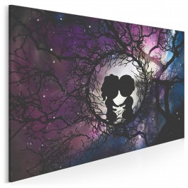 Przymierze serc - nowoczesny obraz na płótnie - 120x80 cm