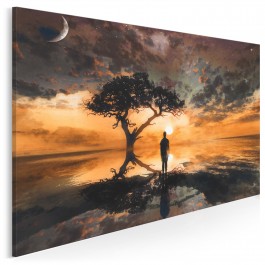 Widnokrąg wzruszeń - nowoczesny obraz do sypialni - 120x80 cm Widnokrąg wzruszeń - nowoczesny obraz do sypialni - 120x80 cm