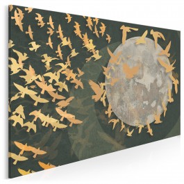 Wolne ptaki - nowoczesny obraz na płótnie - 120x80 cm