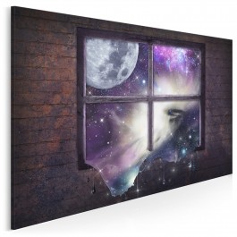 Przestworza lepszego jutra - nowoczesny obraz na płótnie - 120x80 cm