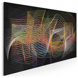 Meandry logiki - nowoczesny obraz na płótnie - 120x80 cm