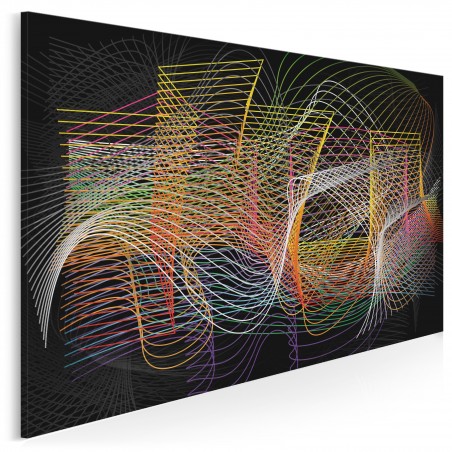 Meandry logiki  - nowoczesny obraz na płótnie - 120x80 cm