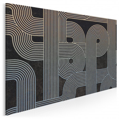 Retrospekcja - nowoczesny obraz na płótnie - 120x80 cm