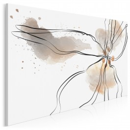 Kwiat pustyni  - nowoczesny obraz na płótnie - 120x80 cm