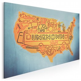 Unknown tour - fotografia na płótnie - 120x80 cm