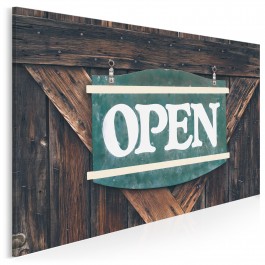 Zajazd pod dębem - fotoobraz na płótnie