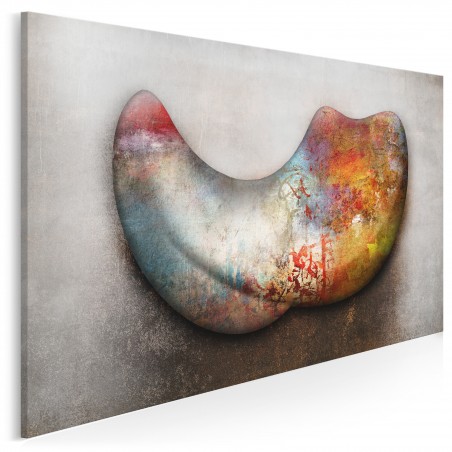 Plemienne trofeum - nowoczesny obraz na płótnie - 120x80 cm
