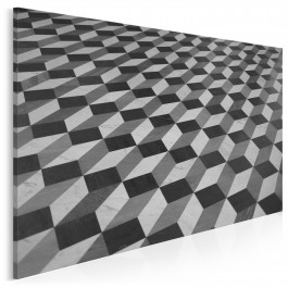 Kubatura - nowoczesny obraz na płótnie - 120x80 cm Kubatura - nowoczesny obraz na płótnie - 120x80 cm
