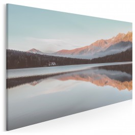 Domek na uboczu - fotografia na płótnie - 120x80 cm