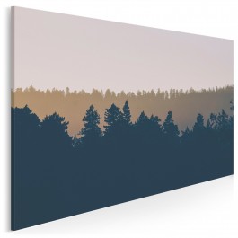 Dziki las - nowoczesny obraz na płótnie - 120x80 cm