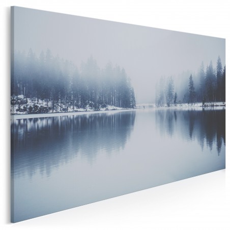 Mglista tafla - fotoobraz do salonu - 120x80 cm
